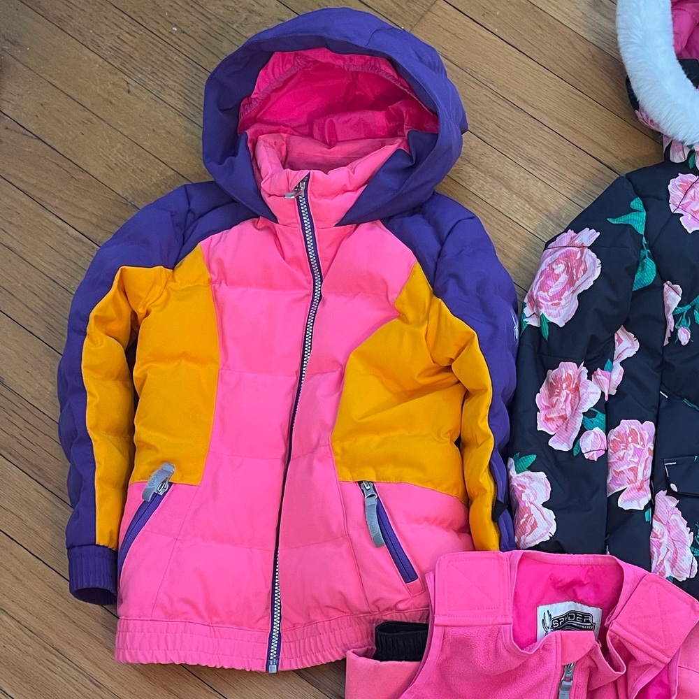 Spyder Hot Pink and Purple Ski Jacket